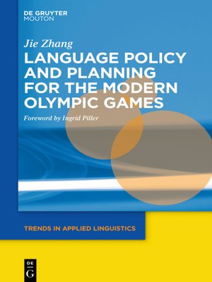 cover image of Language Policy and Planning for the Modern Olympic Games